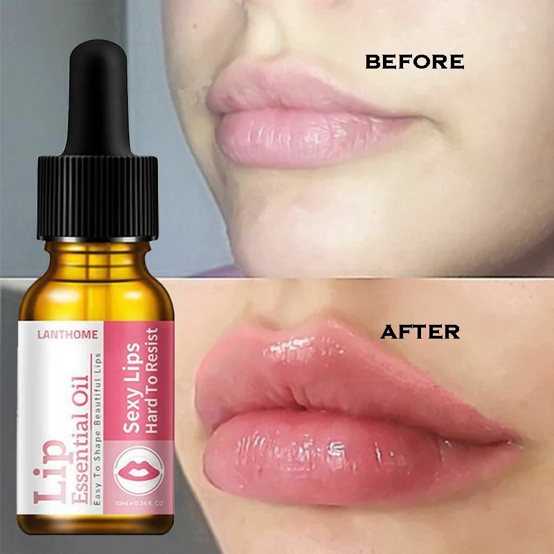 

10ml Lip Plumper Nourish Oil Remove Dead Skin Moisturizing Essence Anti Ageing Wrinkle Lighten Lip Lines Lip Care Essential