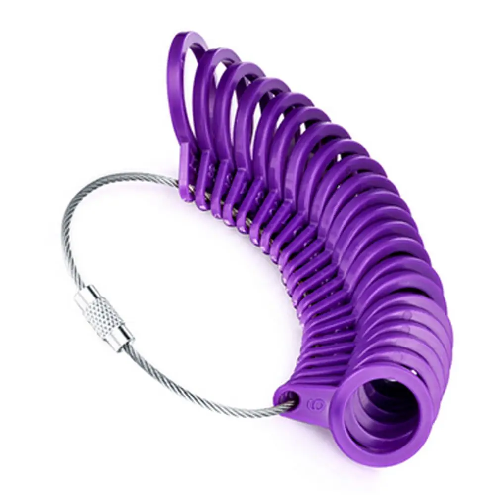 New Basic Jewelry Measurement Tool Suitable For US Size 0 to 13 Jeweler Size Loop Jewelry Tool Ring Sizer Finger Size Gauge Ring