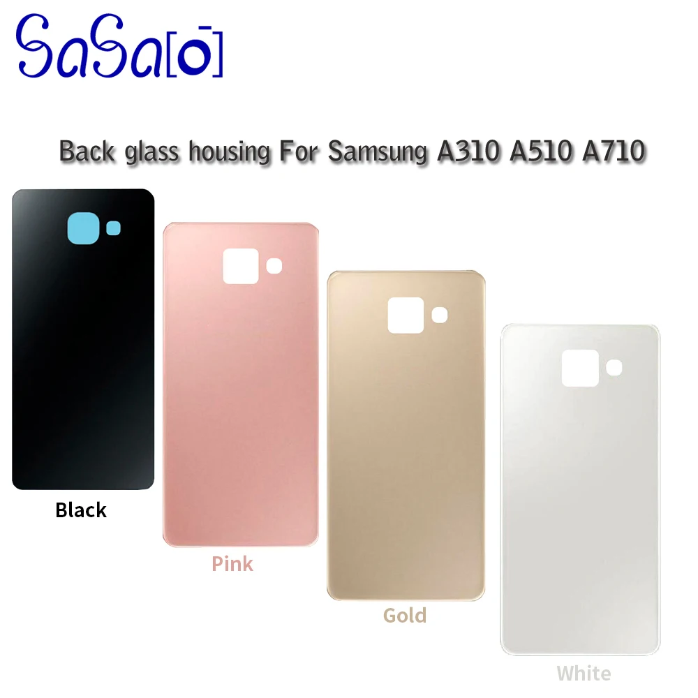 Задняя стеклянная крышка для Samsung Galaxy A310 A510 A5100 A710 50 шт. A5 A7 2016 | Мобильные телефоны