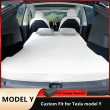 Matelas de Camping personnalisé pliable pour deux personnes, accessoires d'intérieur de voiture Tesla Model Y