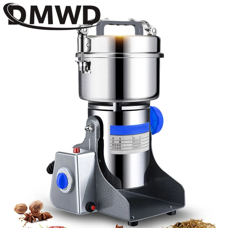

800g Grains Spices Hebals Cereals Coffee Dry Food Grinder Mill Grinding Machine Gristmill Home Medicine Flour Powder Crusher