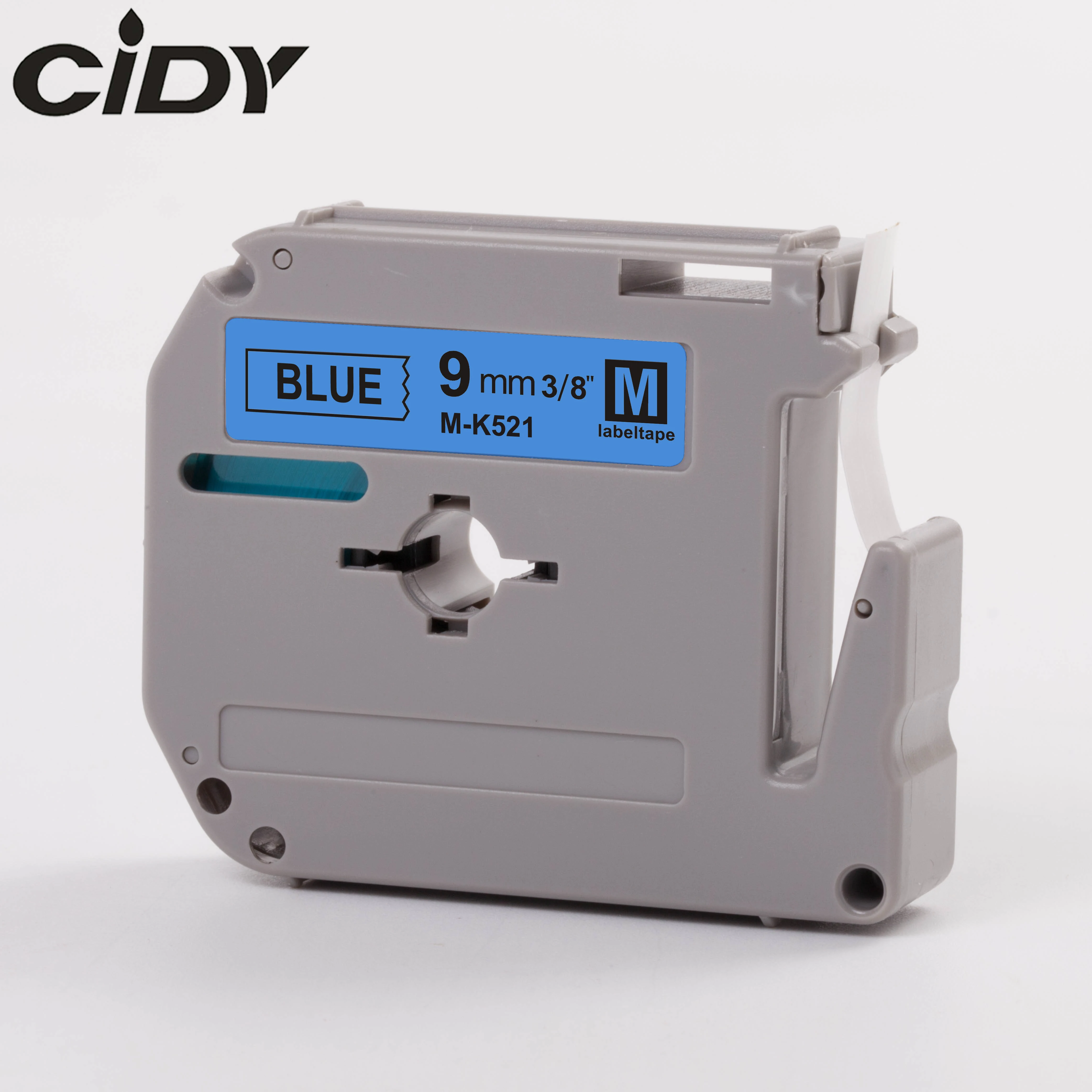 CIDY совместимый с brother Φ MK521 MK 521 9 мм ламинированные прочные клейкие этикетки для