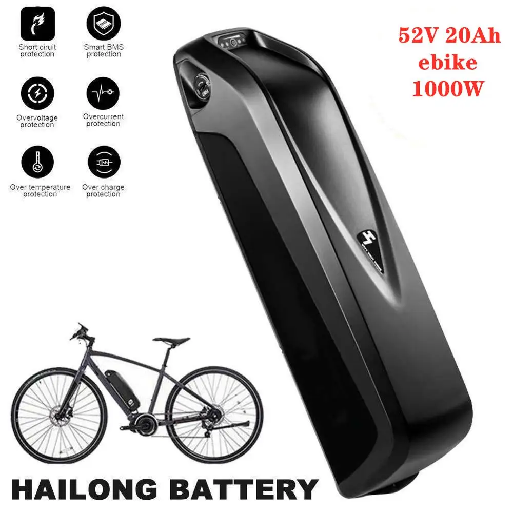 Оригинальный аккумулятор для электровелосипеда Hailong 52 в 30 А · ч батарея 1000 Вт 18650