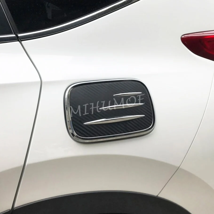 1X ABS Chrome Fuel Tank Oil Gas Cap Car Cover Trim For Honda CRV CRV