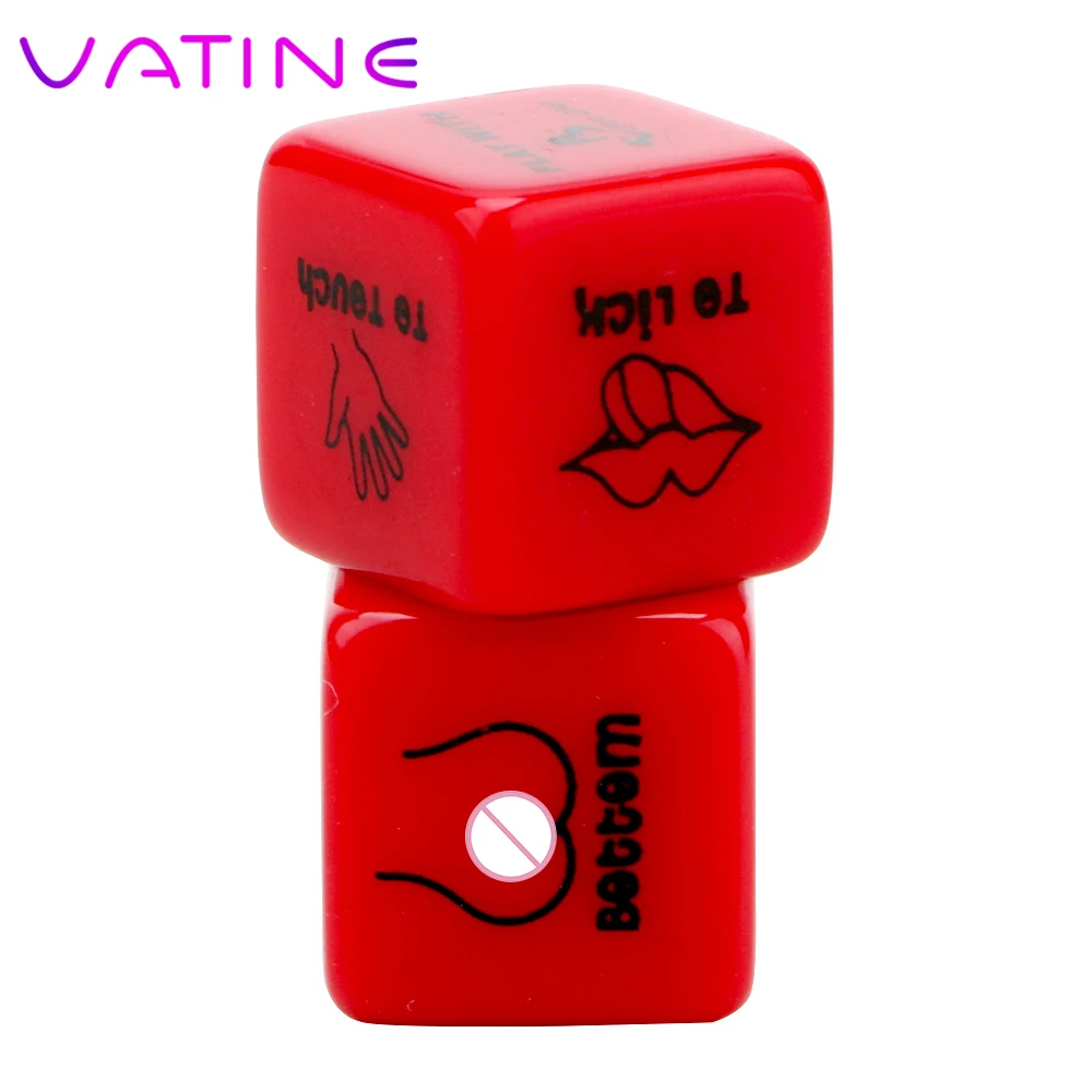 VATINE 2 шт./компл. 6 позиций искусственная трубка игрушка для пар сексуальные кости