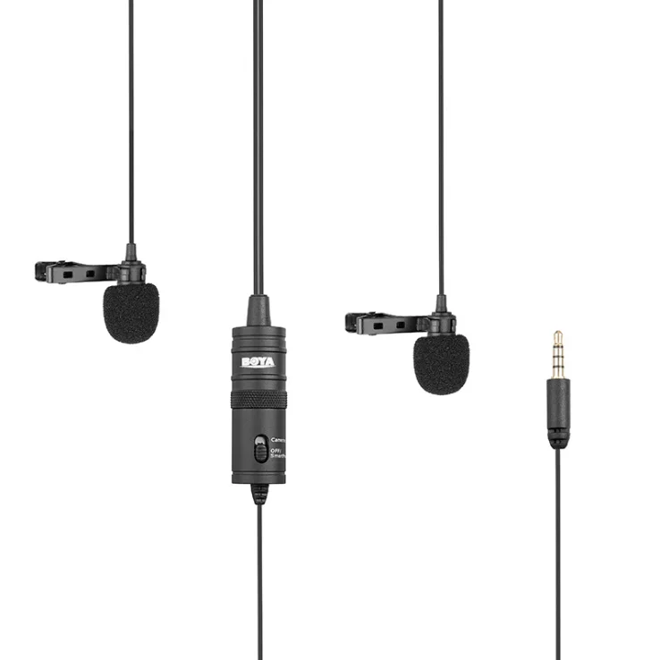BOYA M1DM Микрофон проводной для камеры смартфон конденсаторный микрофон Запись голоса студия для iPhone для Canon MIC 3,5 мм