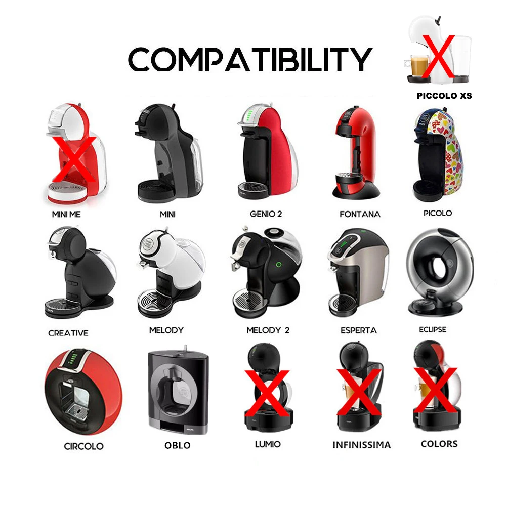 Многоразовая металлическая многоразовая капсула Dolce Gusto из нержавеющей стали