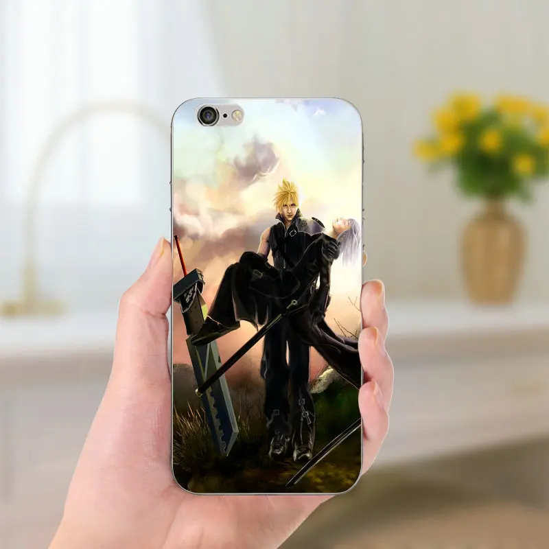 Picture 3 Модный Final Fantasy Noctis для iPhone 8 7 6 6S Plus X 5 5S SE 5C 4 Coque Shell модный силиконовый мягкий чехол для телефона из ТПУ - Цвет: Picture 3