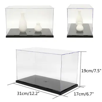 

31x17x19cm Plastic Acrylic Display Show Box Case Toy For Children Blocks Toys Display Tray Protection Display Box Case