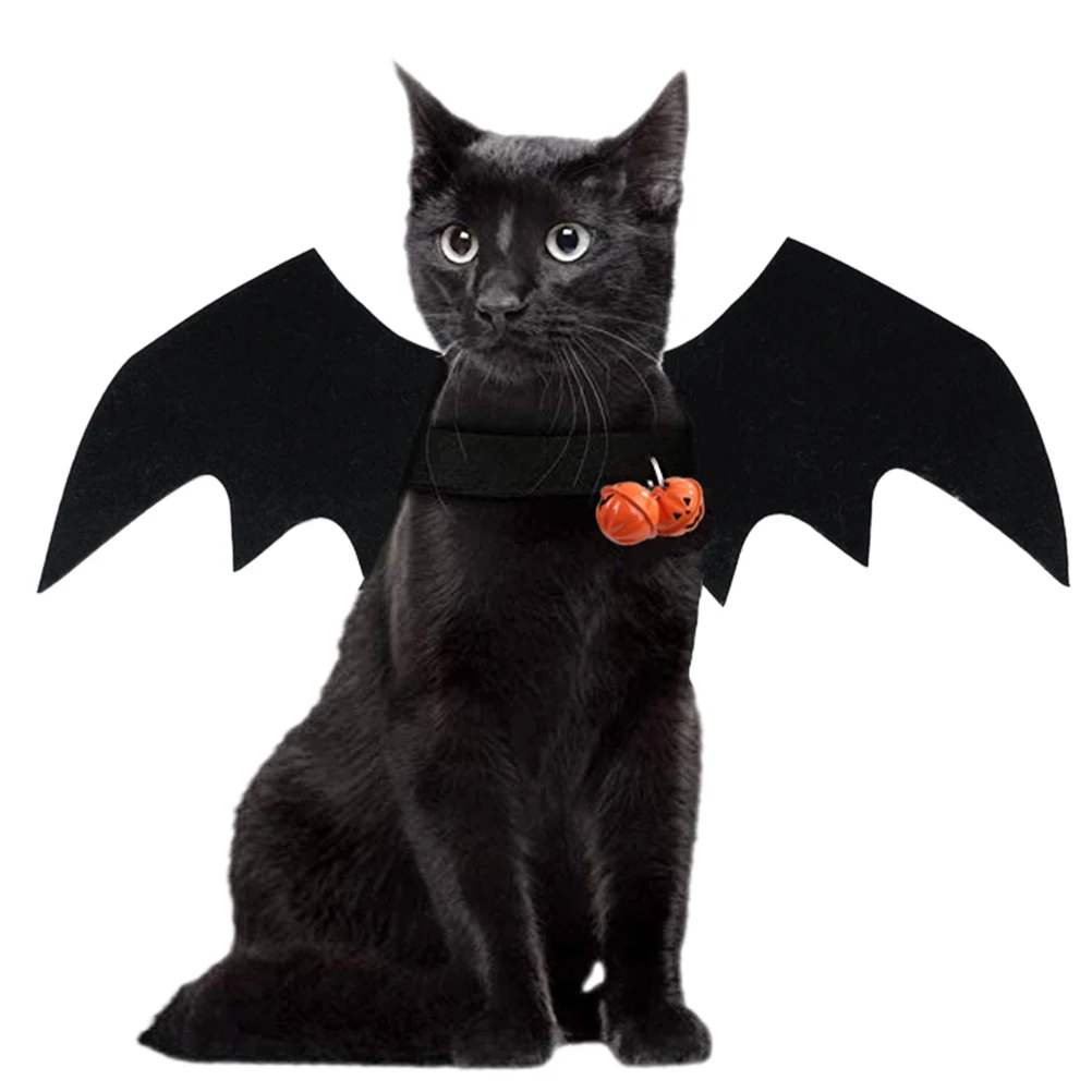 Costumes D Halloween Pour Chien Ailes De Chauve Souris Vampire Noir Mignon Deguisement Fantaisie Decoration Pour Chien Et Chat Aliexpress