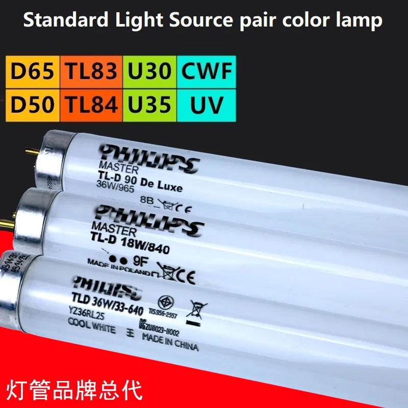 D65 / D50 / Uv / Tl84 / Tl83 / U30 / U35 / Cwf / A Standard Light