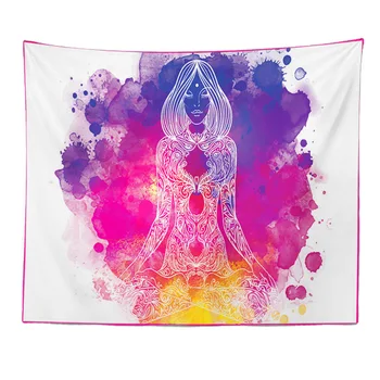 

large tapestry buddha yoga mat tapiz grande 7 chakra wall carpet wall cloth bohemian wall hanging tapiz