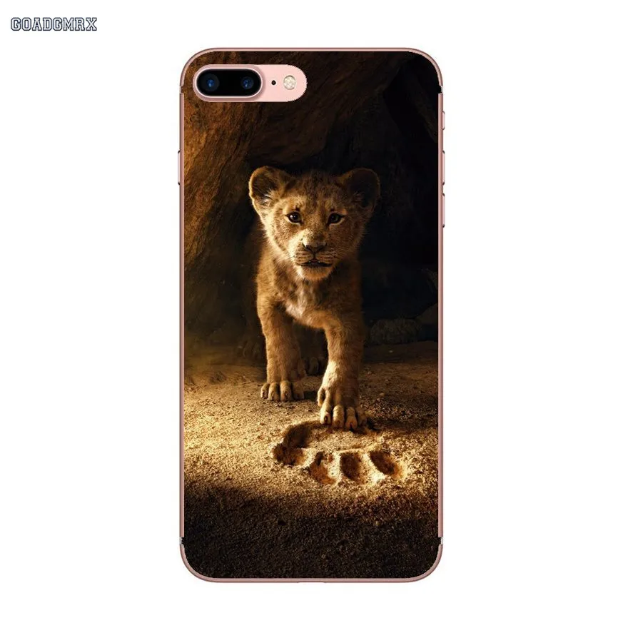 Для Samsung Galaxy A3 A5 A7 A750 A10 A30 A40 A50 A70 A6 A8 A9 плюс J8 Король Лев мультфильм прозрачные чехлы из ТПУ