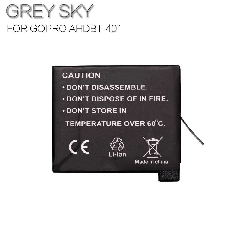Аккумуляторная батарея для цифровой камеры gopro hero 4 ahdbt-401 ahdbt401 ahdbt 401 1680mah для go pro gopro hero4 hero 4