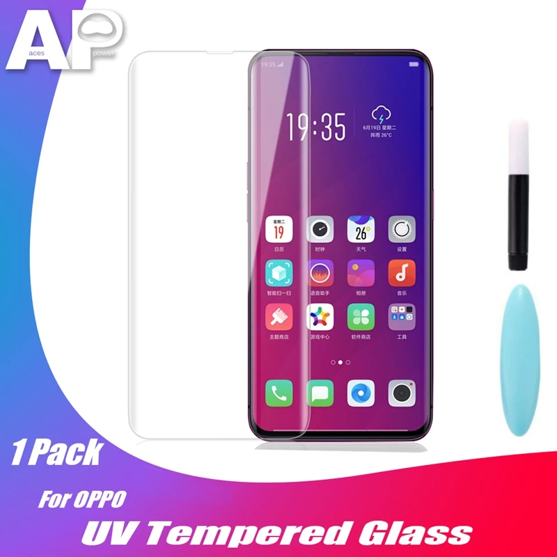 3D изогнутое Закаленное стекло Защитная жесткая пленка для OPPO Find X Findx Reno4Pro 9H
