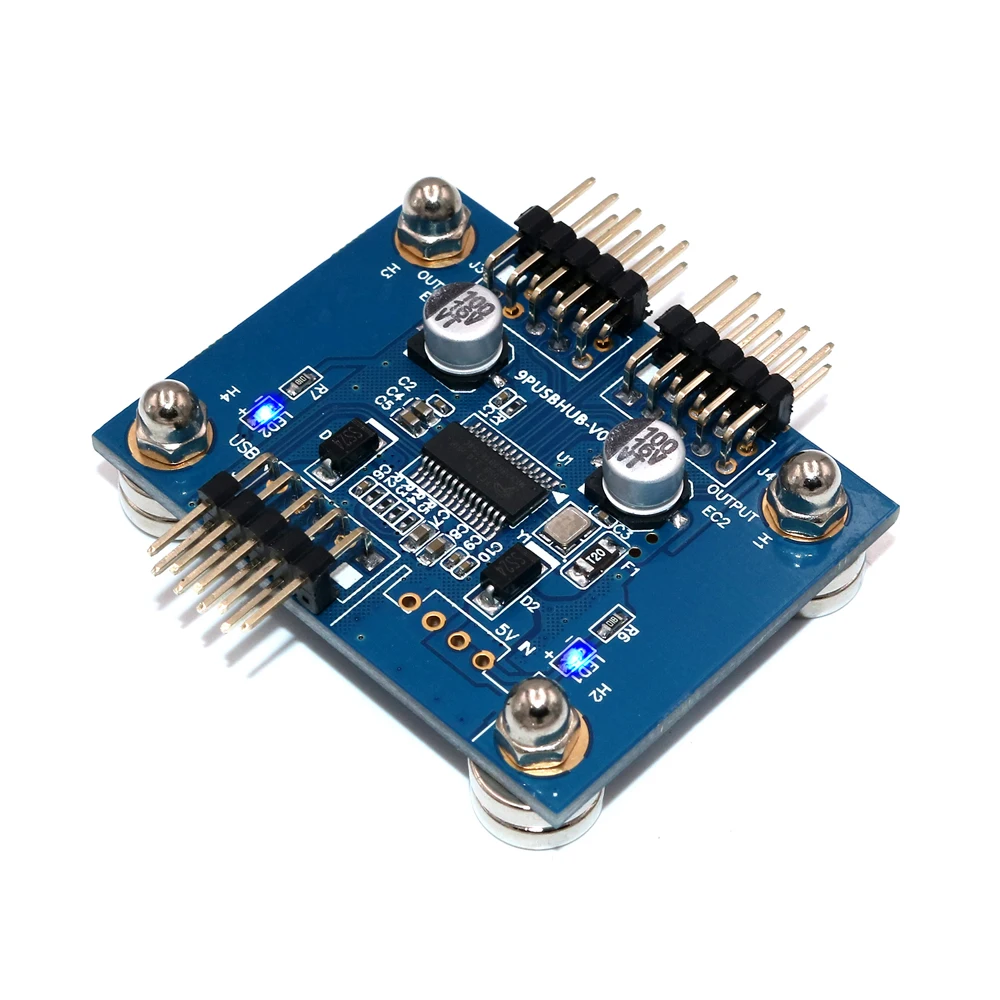 

USB 9-контактный разъем USB 9-контактный разветвитель материнской платы 1-2 Удлинительный кабель адаптер 9-контактный разъем usb-хаб USB 2,0 концентратор + магнитная ножка