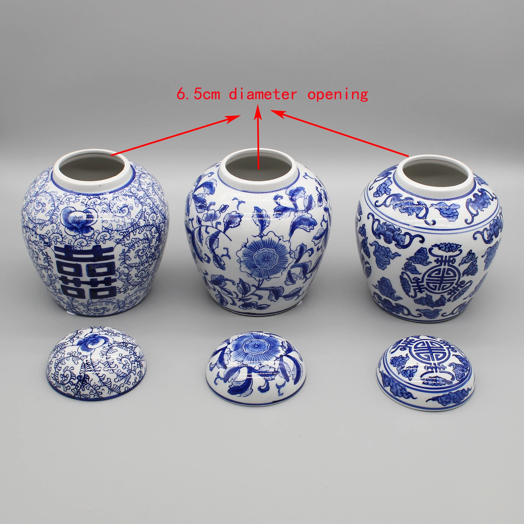 Ceramic pot, blue and white ceramics, table accessory, home decoration 4