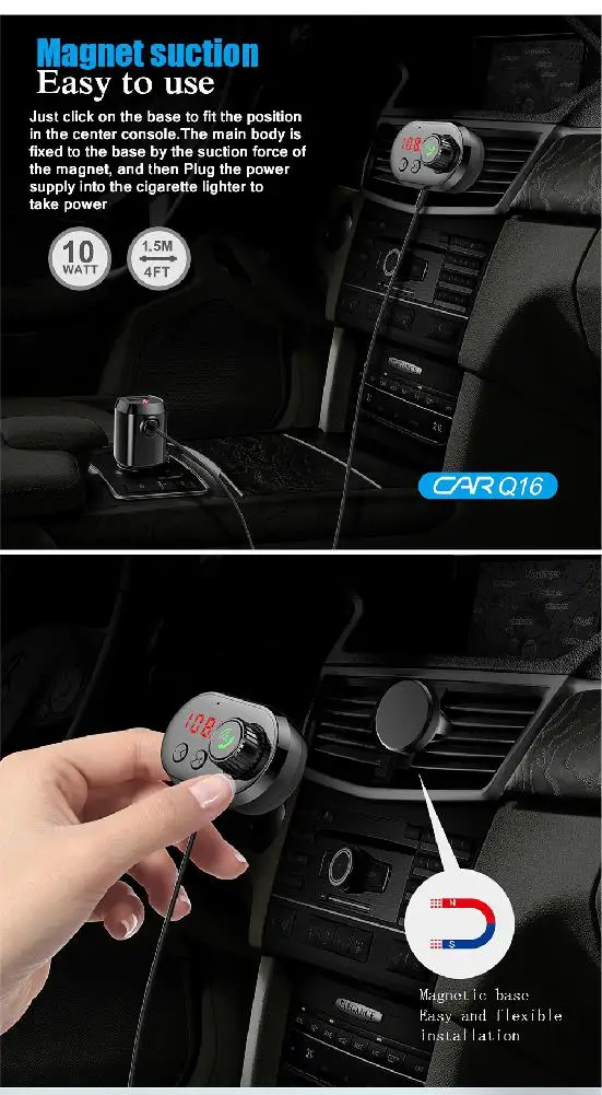 5V 2.4A usb зарядка твердый ароматерапия ядро MP3 автомобильный Bluetooth плеер с держателем хост твердый ароматерапия ядро