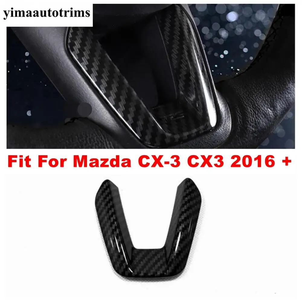 Декоративная полоса на руль автомобиля обшивка для Mazda CX 3 CX3 2016 2020 аксессуары из