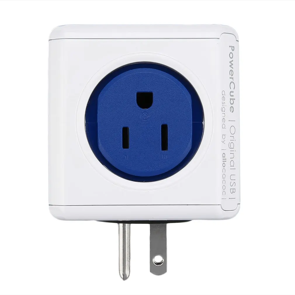 США Plug power Cube shape домашняя офисная настенная розетка адаптер мульти-силовые розетки полоса удлинитель адаптер розетка