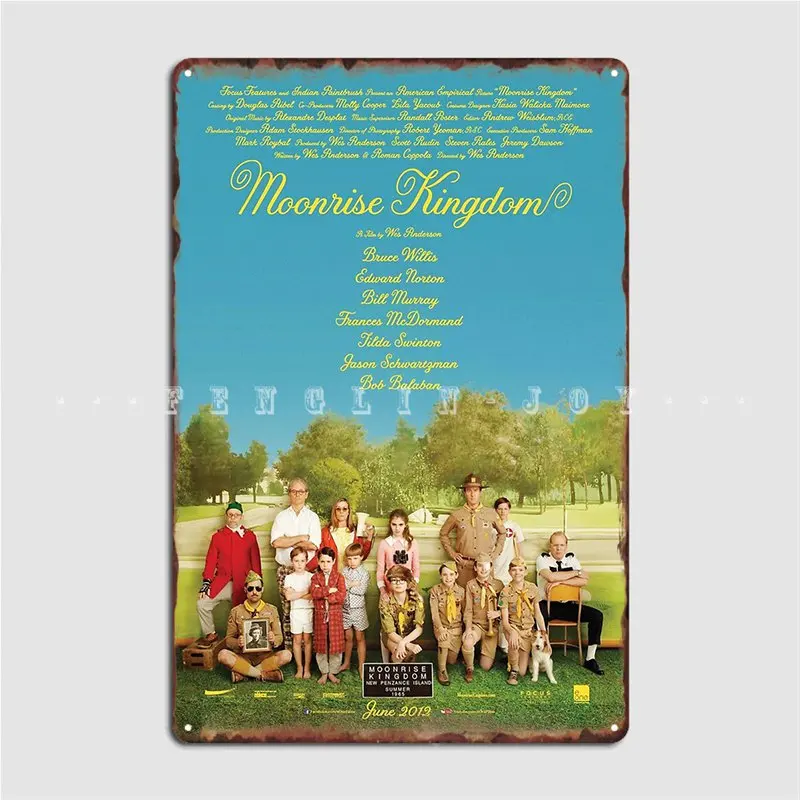 

Moonrise Kingdom кино металлический знак настенная роспись для паба фотообои картина жестяной знак плакаты