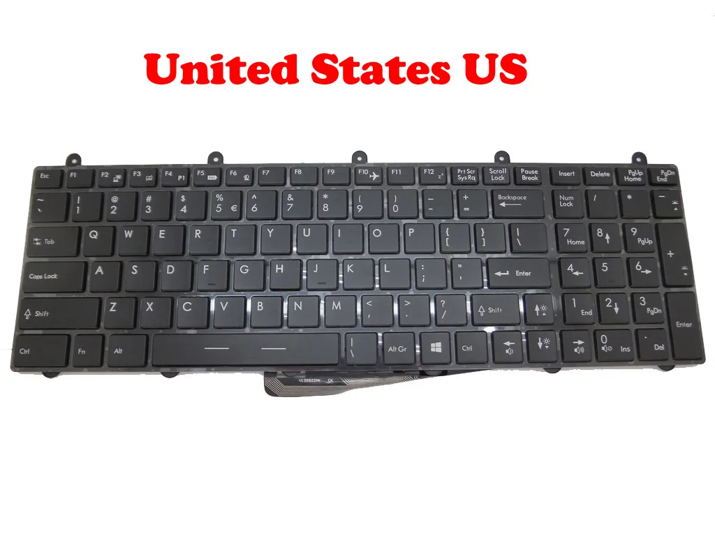 Клавиатура для ноутбука MSI X60 GX70 3BE 3CC GT60 WT60 2OJ 2OK WT70 2OL Z70 2BA GP60 2PE 2QE 2QF АР арабский быть