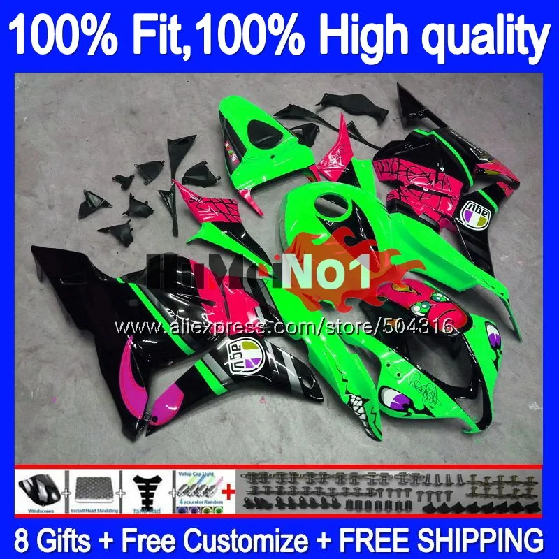 Литья под давлением для HONDA CBR600RR CBR 600 RR CC 600RR 600CC 44MC. 137 CBR600 RR 2009 2010 2011 2012 F5 09, 10, 11, 12, обтекатель Акула зеленый