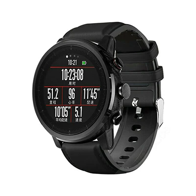 22 мм Смарт-часы ремешок для Amazfit GTR 47 мм Браслет Для Xiaomi Huami Amazfit gtr Pace/1 Stratos/2 кожа+ Силиконовый ремешок для часов - Цвет: Black