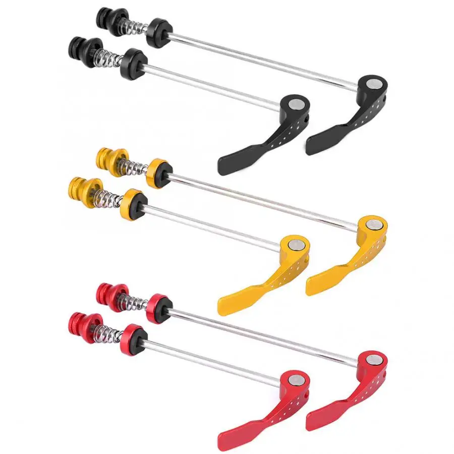 2 Pcs Bike Bicycle Cycling Wheel Hub Skewers Quick Release Bolt Lever Cheap