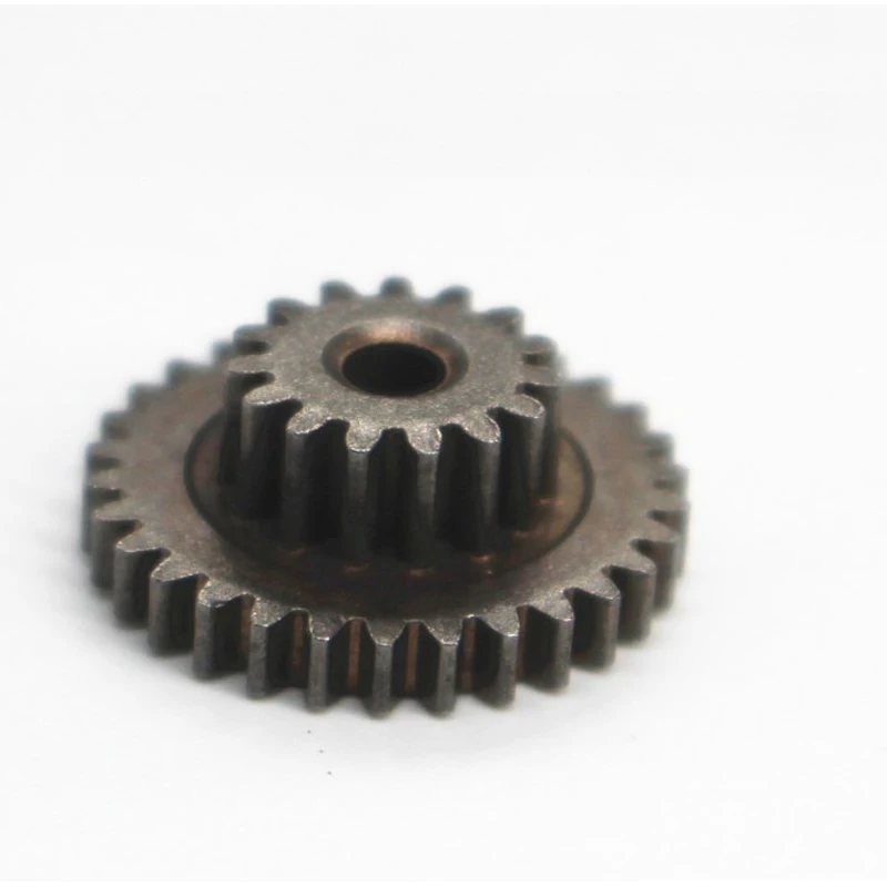 2PCS 0.5 Module 15T-30T Teeth Iron Metal Double Gear For DC Motor Reduction Gearbox Accessories 2.5mm Hole