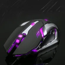 Vococal Проводная 4000 dpi 6 кнопок Механическая игровая мышь w/дышащая легкая геймерская мышь для ПК настольного ноутбука Компьютерная Overwatch