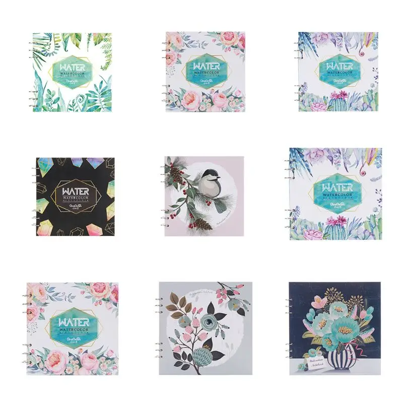 

300g/m2 Professional Watercolor Paper 20 Sheet Painted Water Color Painting Book J6PA