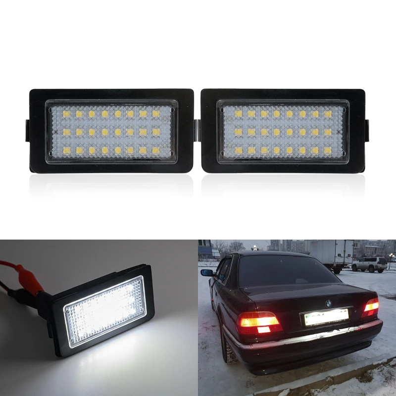 2x подходит для BMW E38 7-Series 1995-2001 SMD белые светодиодные с Canbus Подсветка