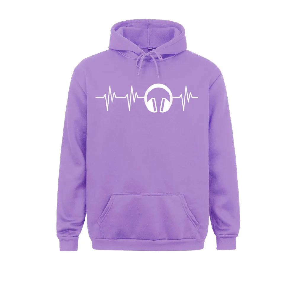 Cheap Women Sweatshirts Headphones Heartbeat Funny Disk Jockey DJ T-Shirt Gift__1711 Hoodies  Long Sleeve Hoods Simple Style Headphones Heartbeat Funny Disk Jockey DJ T-Shirt Gift__1711purple
