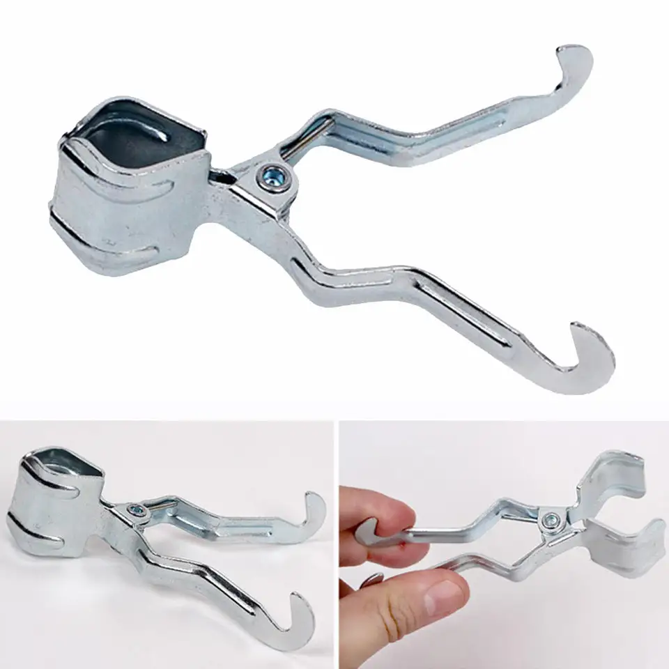 4 Packs Outdoor Multifunction Awning Tent Clips Hanging Hooks for Camping