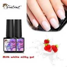 Beateal 8 мл Прозрачный Опаловый Желейный Гель-лак телесного цвета молочно-белого цвета Гель-лак для ногтей УФ-гель впитывающий Полупостоянный Гель-лак для самостоятельной сборки
