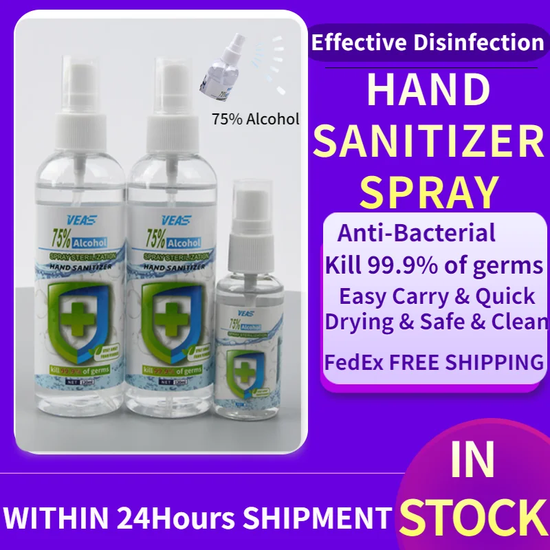 In Stock Disinfection Hand Sanitizer 75% Alcohol Spray Portable Disposable Prevention Hand Sanitizer Wash Free 24 Hours Shipment
In Stock Disinfection Hand Sanitizer 75% Alcohol Spray Portable Disposable Prevention Hand Sanitizer Wash Free 24 Hours Shipment