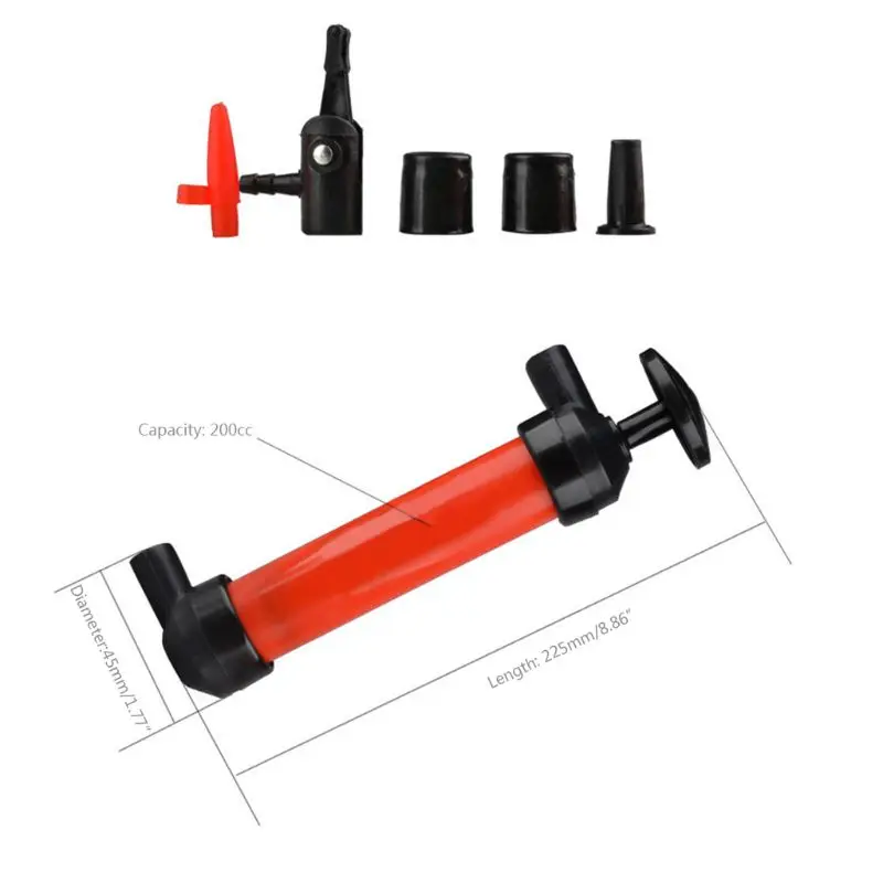 Портативный Ручной Масляный насос сифон трубка Автомобильный шланг Топливный