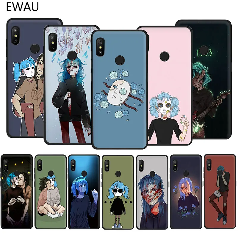 

EWAU Sally Face game Soft TPU phone cover case for Xiaomi Redmi 4A 4X 5 5A 6 6A 7 7A Plus GO S2 K20 pro
