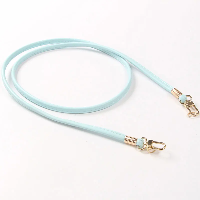 Candy Color Crossbody Small Carry Strap Soft Handbag Handle Bag Accessories PU Strap Sholder Bag Belts Leather Thin Crossbody