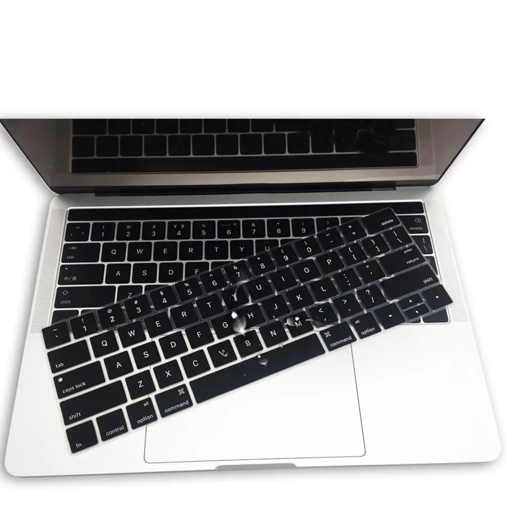 Сплошной цвет Силиконовая Клавиатура Защитный чехол для M acBook Air 11 6/retina 12 13/retina 13/15