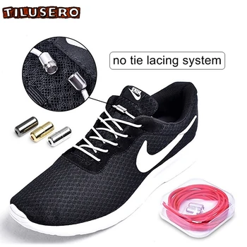 

1Pair No Tie Shoelaces Elastic Locking Round Shoe Laces Kids Adult Sneakers Quick Shoelace Shoe Laces Strings Z003