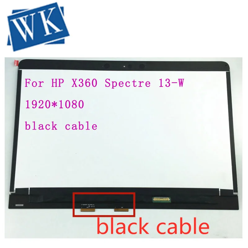 Оригинальный 13 3 ''для hp X360 Spectre 13-V серия 13-W W013DX ЖК-экран + сенсорный дигитайзер