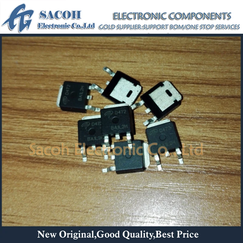 10PCS/Lot AOD472 D472 AOD472L or AOD472A D472A AOD472AL TO-252 50A 25V N-ch Power MOSFET |