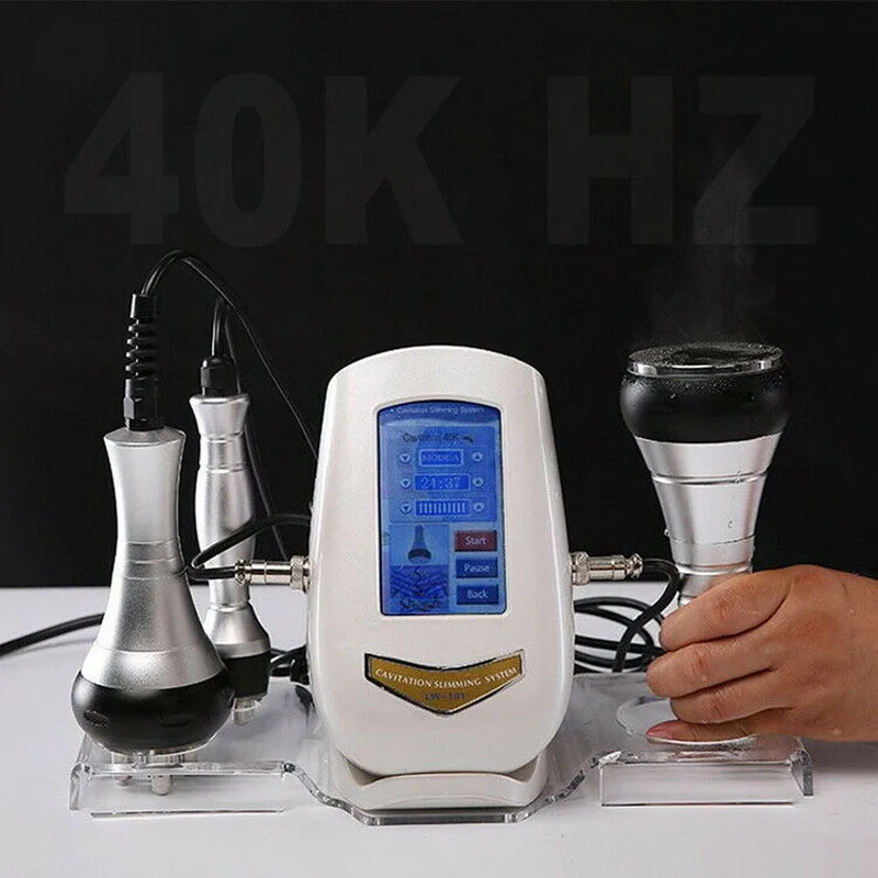 40KHz Multipolar 3 in 1 RF Body Slimming Skin tightenning Massager Machine For Lose Weight, Wrinkles Removal Beauty Device