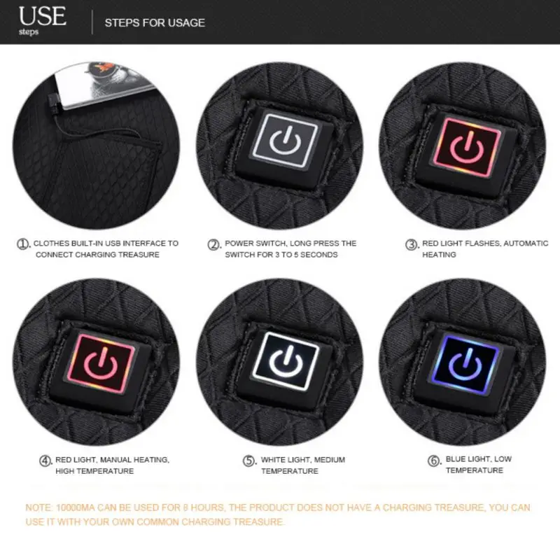 USB infrarwood verwaring открытый жилет Jas зима Flexibele Elektrische Thermische Kleding жилет для спорта унисекс