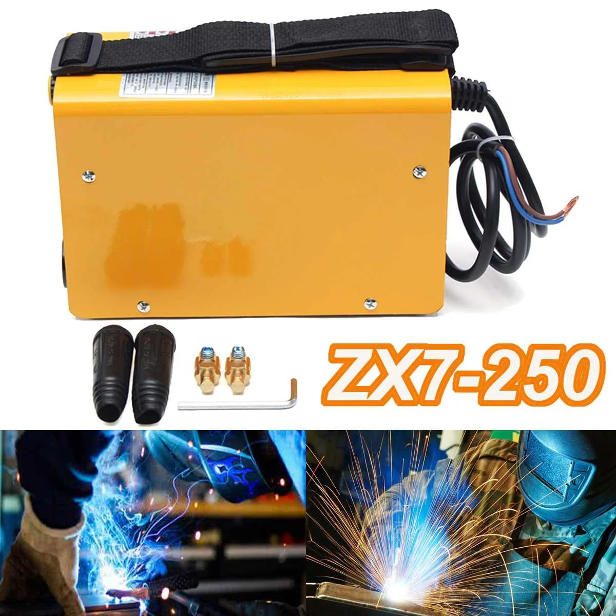 

ZX7-250 220V Mini Electric Welding Machine Portable Solder 40W 20-250A IGBT Inverter Soldering Tool ARC Welding Working
