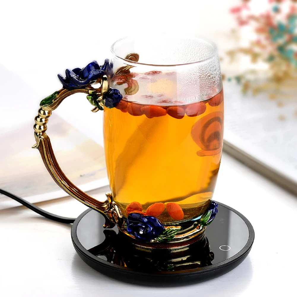 

Portable Cup Heating Pads Portable USB Electric Warm heater Mat pad Milk Tea Coffee Keep Warming Cup Pad Mug Warmer Wholesale