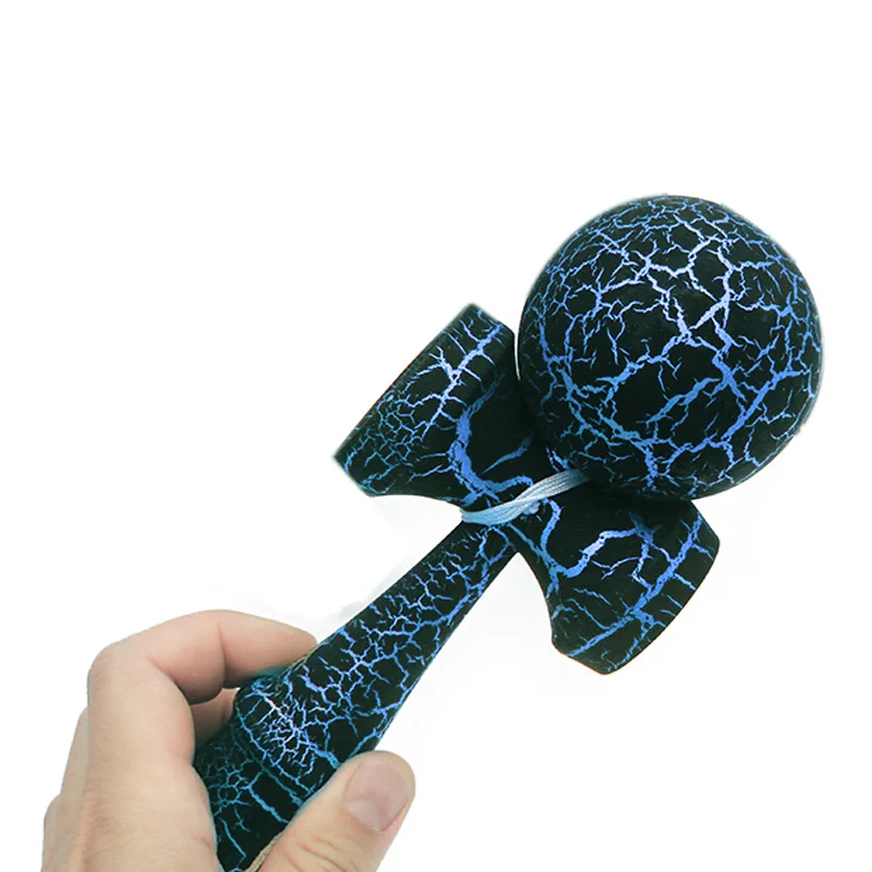 wonderful  Wooden Toy Outdoor Sports Kendama Toy Ball Children and Adults Outdoor Ball Sports Crack Beech Wood