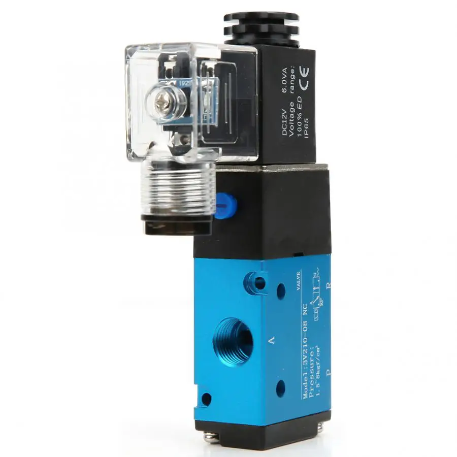 3V210 08 2 Позиция 5 трехходовых электромагнитных клапана PT1/4in 1.2MPa 170Psi